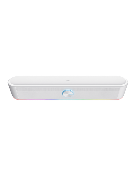 Barra de sonido Trust Thorne RGB blanca (Gxt619W)