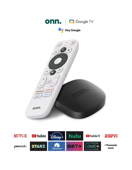 Conversor Watch Onn Tv Box 4K (Google TV)