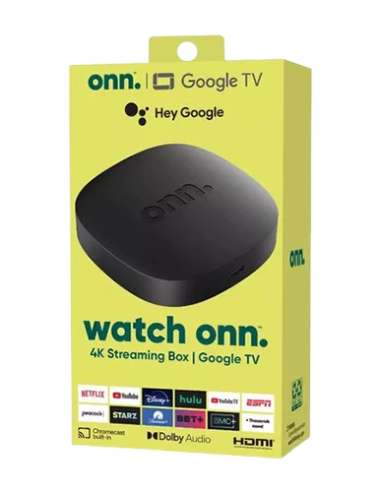 Conversor Watch Onn Tv Box 4K (Google TV)