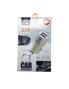 Cargador 12v 2.1A 2 salidas Time (CAR-53006)