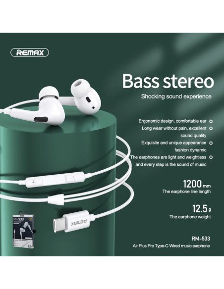 Auricular Tipo C Remax (Rm533)