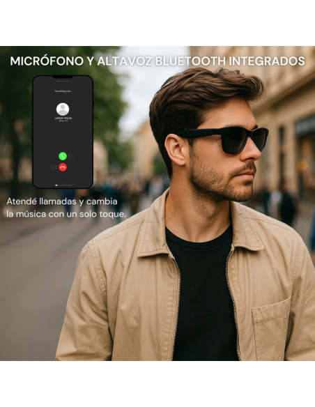 Lentes Inteligentes Vekoby E30 (negro)