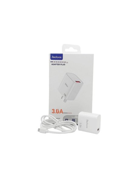 Cargador Tipo C 3A + Cable C Redoos (AR303)