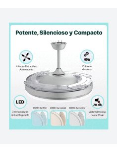 Ventilador de techo retractil 60W Starvision (SV-F1112) 2