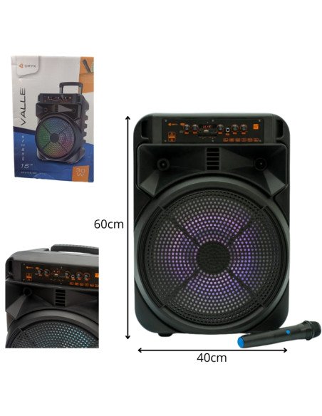 Parlante bluetooth 15" c/Microfono Valley (SP2145)