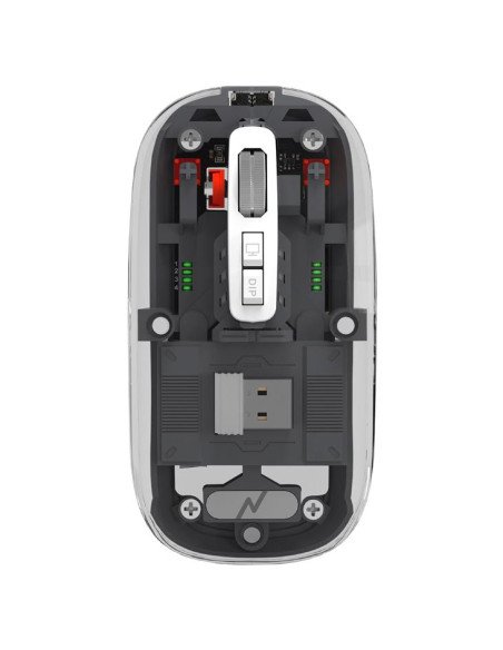 Mouse USB inalambrico + Bluetooth Dual 2.4Ghz recargable silent NOGA (ST-171)