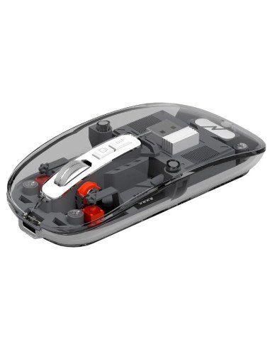 Mouse USB inalambrico + Bluetooth Dual 2.4Ghz recargable silent NOGA (ST-171)