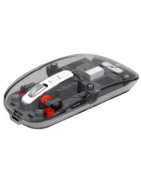 Mouse USB inalambrico + Bluetooth Dual 2.4Ghz recargable silent NOGA (ST-171)