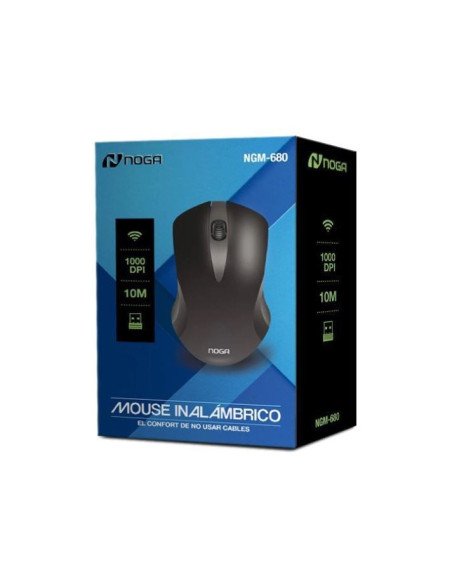 Mouse USB inalambrico Noga (NGM-680) - negro