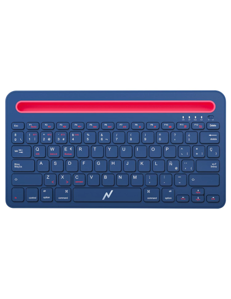 Teclado Inalambrico + Bluetooth con soporte Noga (NKB-Q70)