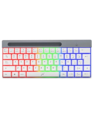 Teclado USB gamer RGB con soporte Noga (NKB-Q60)