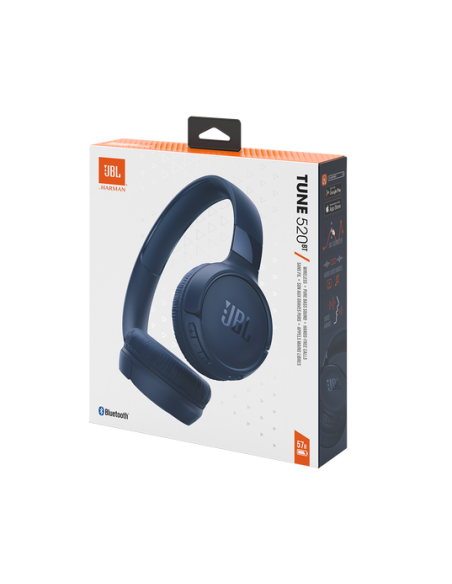 Auricular bluetooth JBL Tune 520 Pure bass (azul)