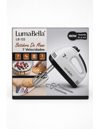 Batidora de mano 7V LumaBella (LB133)