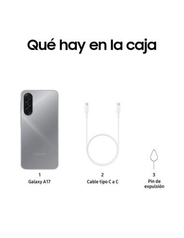 SAMSUNG A17 4G (128+4GB) Dual SIM Gris