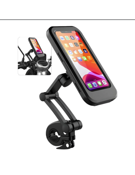 Soporte para moto / bici para Celular 360 grados metal
