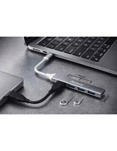 HUB USB Tipo C de 4 Puertos 3.0 Redoos (RDA-104) 2