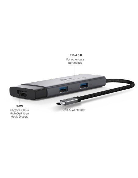 Hub USB C 5 puertos Tp-Link (UH5020C)