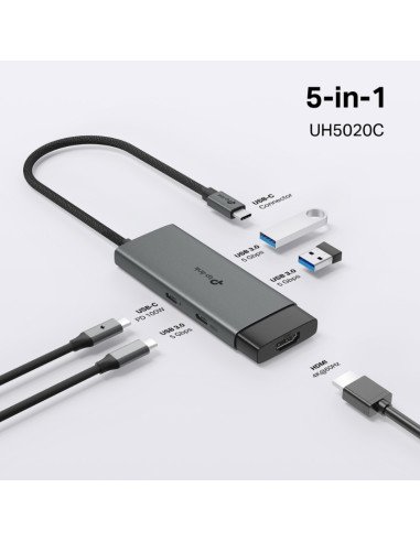 Hub USB C 5 puertos Tp-Link (UH5020C)