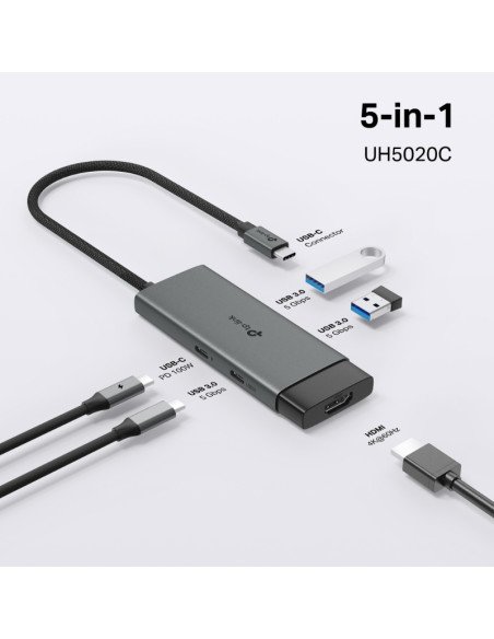 Hub USB C 5 puertos Tp-Link (UH5020C)