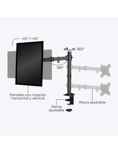 Soporte para monitor Articulado 15" a 33" Z011 2