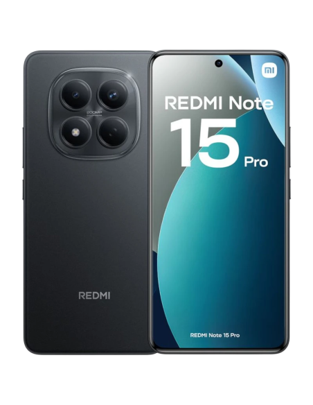 Xiaomi Redmi Note 15 Pro (256+8GB) Dual SIM Negro