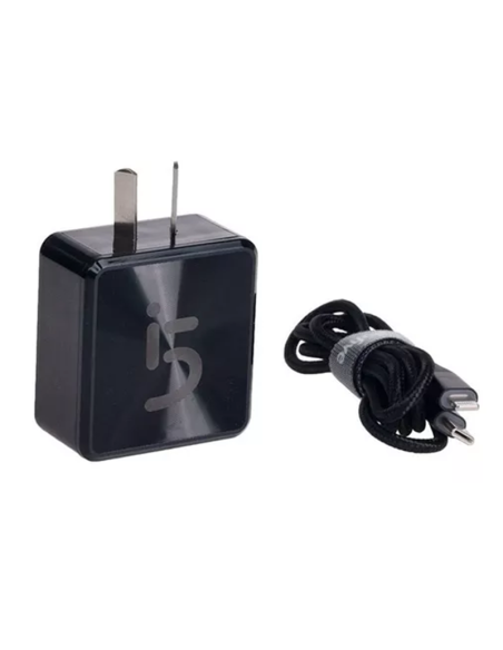 Cargador Lightning a Tipo C IgluFive 3.1A QC3.0 con carcasa protectora