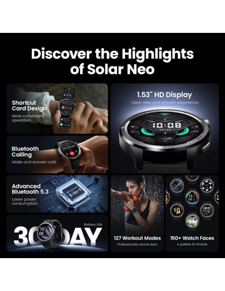 Smartwatch Haylou Solar Neo LS21 (Negro)