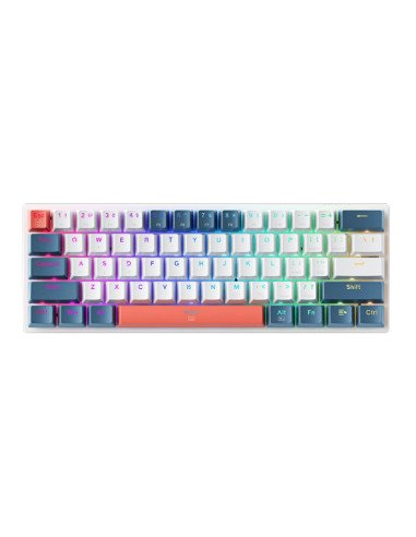 Teclado Gamer Mecanico Machenike K500-B61 (Grey/Red)