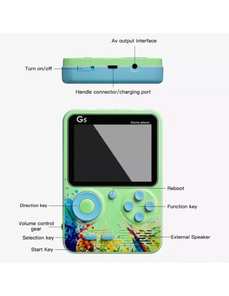 Consola de juegos portatil G5 (GAM0119)
