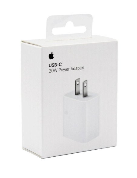 Fuente Original Apple 20W tipo C (enchufe americano)