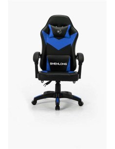 Butaca Silla Gamer Shenlong SH-GC135 Negra y azul 2