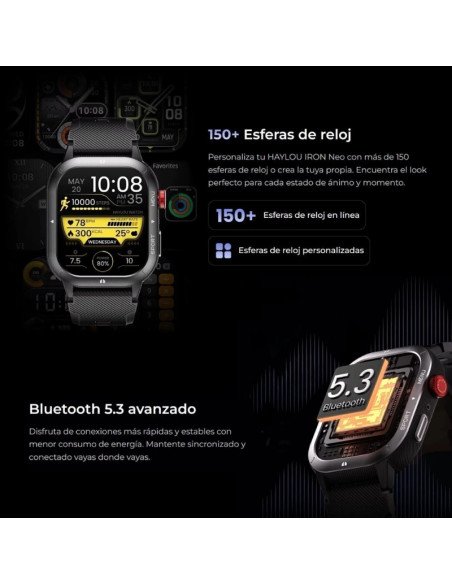 Smartwatch Haylou Iron Neo Negro