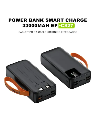 Cargador portatil Ecopower 33.000Mah (Ep-C827)