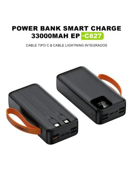 Cargador portatil Ecopower 33.000Mah (Ep-C827)