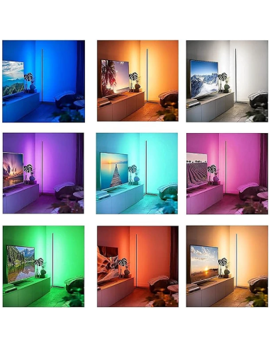 Lampara esquinero RGB Con control (LED83089)