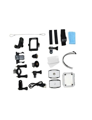 Camara deportiva 4K WIFI con accesorios Nisuta NSCA4K