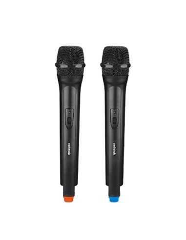 Microfono inalambrico doble VHF Netmak  (NM-MC25)