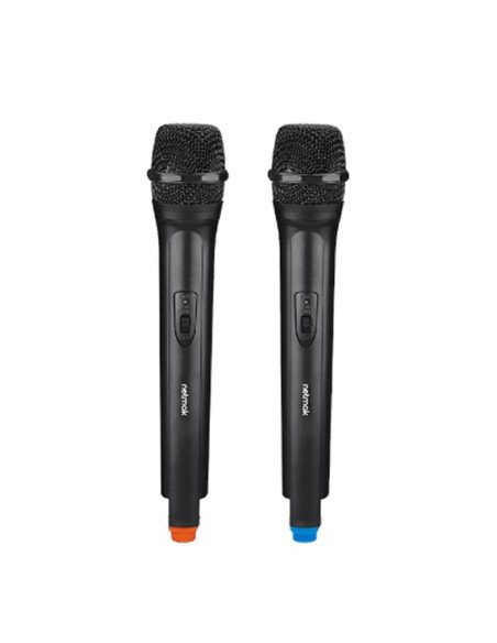 Microfono inalambrico doble VHF Netmak  (NM-MC25)