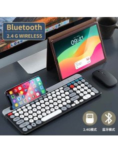 Teclado + Mouse Bluetooth Recargable (MODX-064) 2