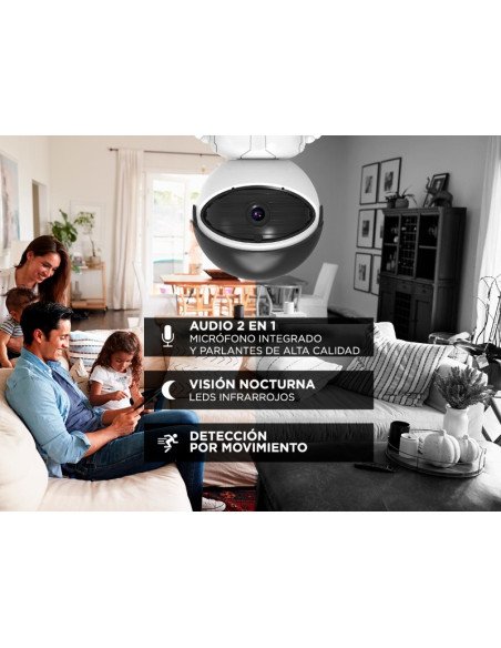 Camara de seguridad robot Gadnic p2p00049