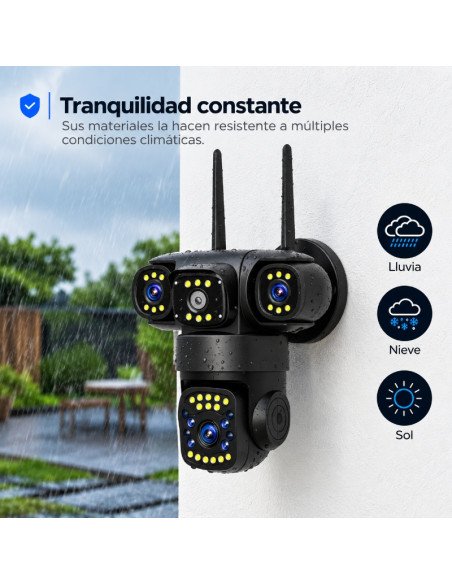 Camara de seguridad 4 en 1 wifi 4K SUONO