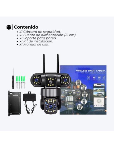 Camara de seguridad 4 en 1 wifi 4K SUONO