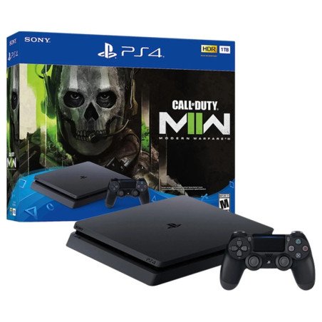 PS4 Slim 1TB Call of Duty Modern Warfare II + Joystick