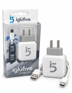 Cargador rapido Tipo C Iglufive 2.1A