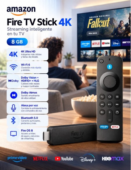 Amazon Fire TV Stick 4K 8GB Wi-Fi 6 | OFFLINE