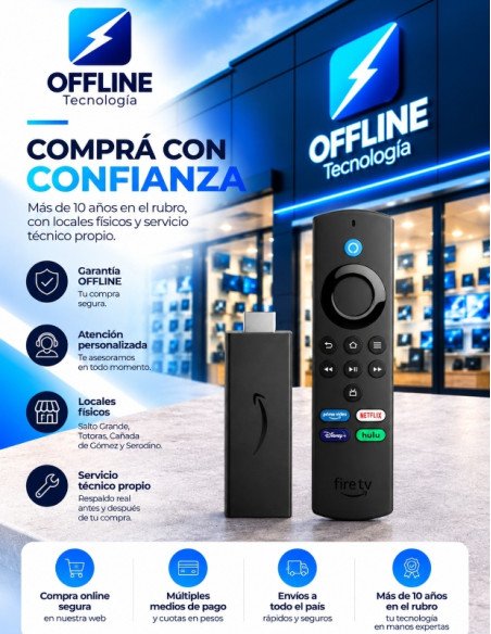 Amazon Fire TV Stick 4K 8GB Wi-Fi 6 | OFFLINE