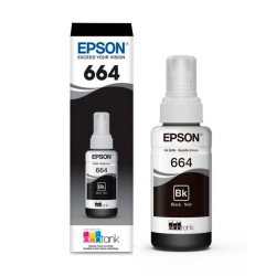 Botella de Tinta EPSON 664 Negro para L200, L210 y L355 
