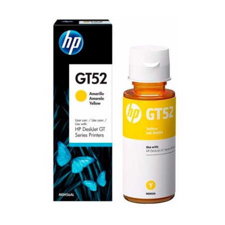 Botella de Tinta HP GT52 Amarillo 