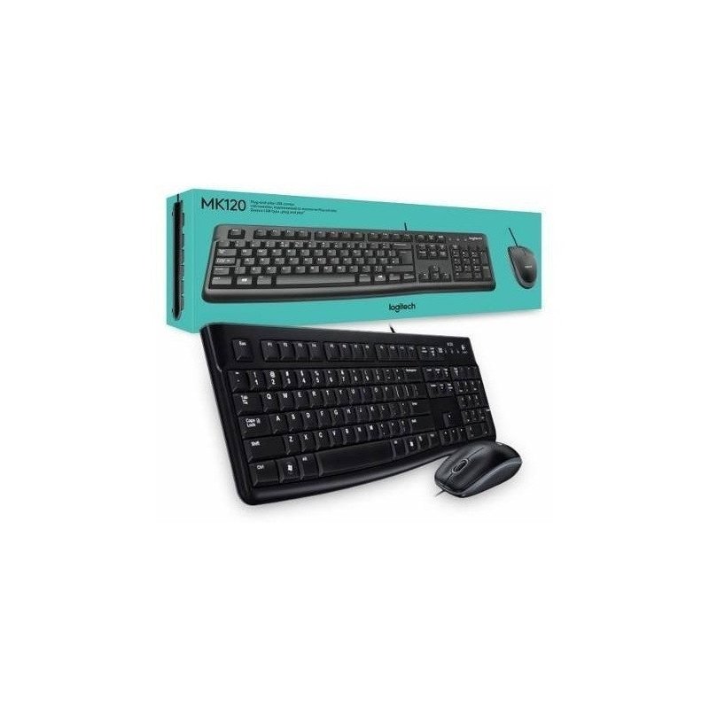 Teclado + Mouse LOGITECH MK120 