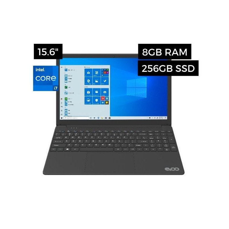 Notebook Evoo 15,6" Core I7 - 8GB RAM - SSD 256Gb 
